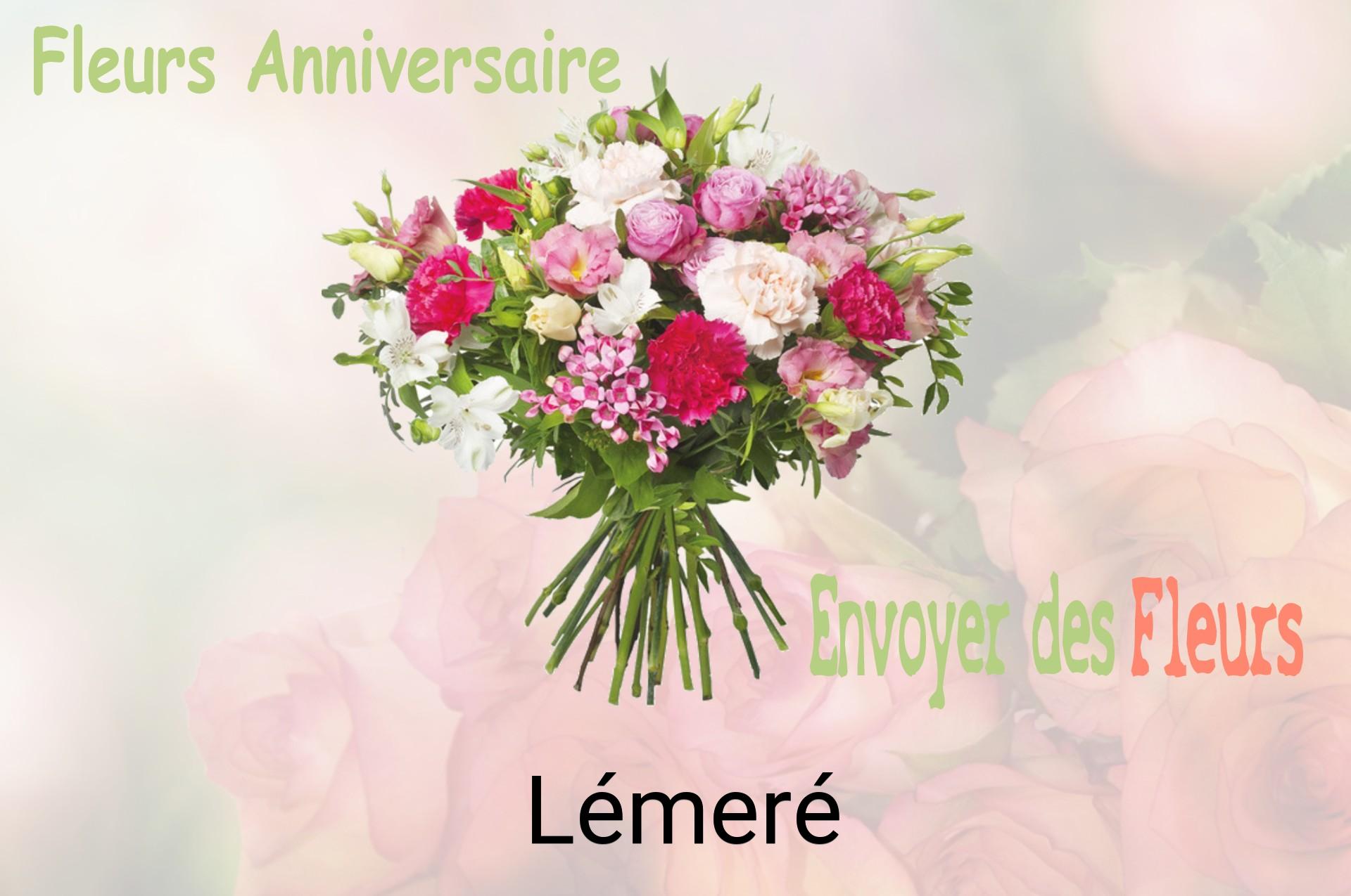 Bouquet de fleurs d’anniversaire livré à Lémeré